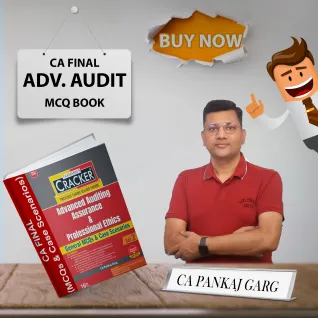 CA Pankaj Garg Advanced Auditing MCQ Book For CA Final: Study Material