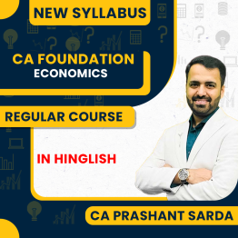 Prashant Sarda CA Foundation Economics