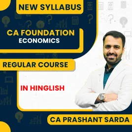 CA Foundation Economics Regular Batch by CA Prashant Sarda: Online Classes / Pen Drive CA Foundation Economics Regular Batch by CA Prashant Sarda: Online Classes / Pen Drive