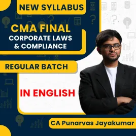 CMA Final New Syllabus Paper 13 – Corporate Laws and Compliance Regular Course New Syllabus By CA Punarvas Jayakumar: Pen drive / Google drive. CMA Final New Syllabus Paper 13 – Corporate Laws and Compliance Regular Course New Syllabus By CA Punarvas Jayakumar: Pen drive / Google drive.
