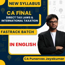 CA Final New Syllabus Direct Tax Laws and International Taxation Fastrack Classes CA PUNARVAS JAYAKUMAR : Pen Drive / Online Classes CA Final New Syllabus Direct Tax Laws and International Taxation Fastrack Classes CA PUNARVAS JAYAKUMAR : Pen Drive / Online Classes