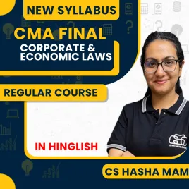  CS Hasha Mam Corporate &amp; Economic Laws Regular Classes For CMA Final
