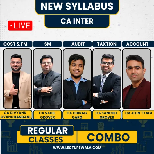 AVJ ACADEMY CA Inter BOTH Group- Regular Online Classes : Online / Offline Classes.