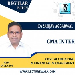 CMA Inter Cost Accounting & Financial Management  (Latest Rec.) New Syllabus Regular Course by CA Sanjay Aggarwal : Pen drive / Online classes.