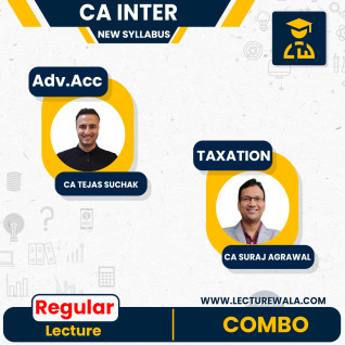 CA Inter Adv.Accounts & Taxation New Syllabus Regular Course By CA Tejas Suchak & CA Suraj Agrawal : Pen drive / online classes. CA Inter Adv.Accounts & Taxation New Syllabus Regular Course By CA Tejas Suchak & CA Suraj Agrawal : Pen drive / online classes.
