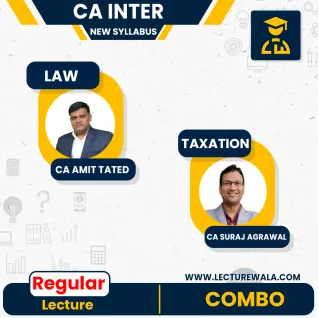 CA Inter Corporate & Other Laws & Taxation New Syllabus Regular Course By CA Amit Tated & CA Suraj Agrawal : Pen drive / online classes. CA Inter Corporate & Other Laws & Taxation New Syllabus Regular Course By CA Amit Tated & CA Suraj Agrawal : Pen drive / online classes.