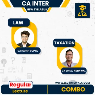 CA Inter Corporate & Other Laws & Taxation New Syllabus Regular Course By CA Harsh Gupta & CA Suraj Agrawal : Pen drive / online classes. CA Inter Corporate & Other Laws & Taxation New Syllabus Regular Course By CA Harsh Gupta & CA Suraj Agrawal : Pen drive / online classes.