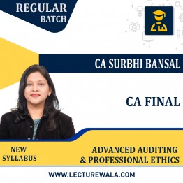 CA Final  ( New Scheme ) Advanced Auditing And Professional Ethics  By CA Surbhi Bansal 