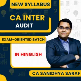 CA Sanidhya Saraf Auditing Regular Online Classes For CA Inter: Pen drive / Online classes. CA Sanidhya Saraf Auditing Regular Online Classes For CA Inter: Pen drive / Online classes.