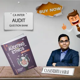 CA Sanidhya Saraf Audit Question Book For CA Inter: Study Material CA Sanidhya Saraf Audit Question Book For CA Inter: Study Material