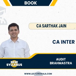 Inter Audit Brahmastra Book: BY CA Sarthak Jain.