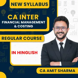 CA Amit Sharma Financial Management &amp; Costing Regular Online Combo Classes For CA Inter