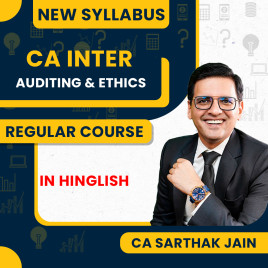 CA Sarthak Jain Auditing &amp; Ethics Regular Online Classes For CA Inter