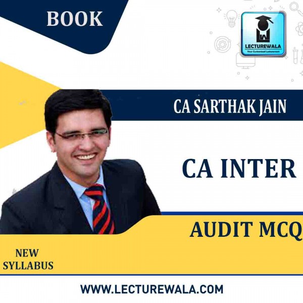 CA Inter Audit MCQ Book : BY CA Sarthak Jain  (For Nov 2022 & ONWARDS)