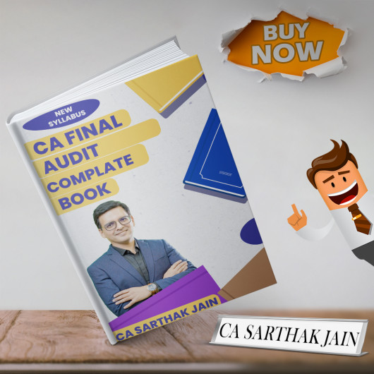 CA Final Audit Full Book Set (Excluding Drone Charts): BY CA Sarthak Jain.