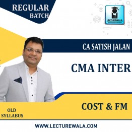 CMA Inter Group 2 Combo Costing / Financial Management - Old Syllabus By CA Satish Jalan: Pen Drive / Google Drive.