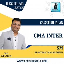 CMA Inter Strategic Management (SM) Regular Course Old Syllabus By CA Satish Jalan Pen Drive / Online Classes