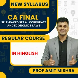 Prof Amit Mishra SPOM Set A Law New Syllabus Regular in Depth Online Classes For CA Final