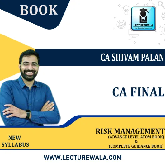 CA Final Risk Management Advance Level ATOM Book AND Complete Guidance Book Combo By Shivam Palan (For May 2022 Onwards)