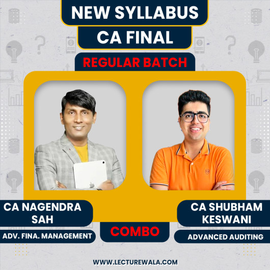 CA Final AFM & Audit Recorded Regular Batch Combo by CA Nagendra Sah & CA Shubham Keswani : Online Classes CA Final AFM & Audit Recorded Regular Batch Combo by CA Nagendra Sah & CA Shubham Keswani : Online Classes