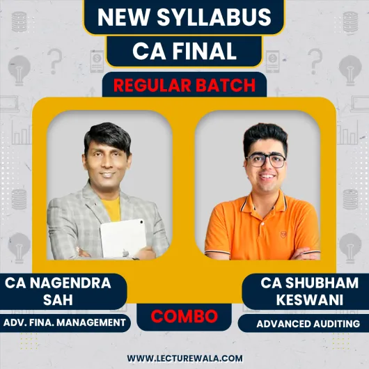  CA Final AFM & Audit Recorded Regular Batch Combo by CA Nagendra Sah & CA Shubham Keswani : Online Classes 