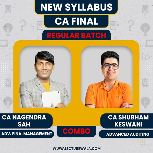  CA Final AFM & Audit Recorded Regular Batch Combo by CA Nagendra Sah & CA Shubham Keswani  : Online Classes 