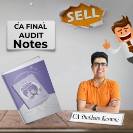 CA Final Audit Notes By CA Shubham Keswani For Nov 23 / May 2024 : Study Material 