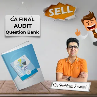 CA Final Audit Question Book By CA Shubham Keswani For Nov 23 / May 2024 : Study Material 