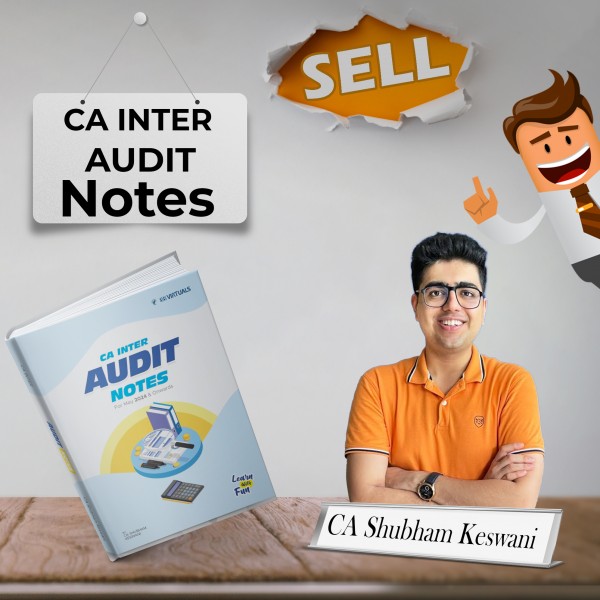 CA Inter Audit Notes New Syllabus By CA Shubham Keswani for May 24