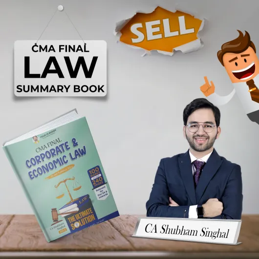 CMA Final Corporate and Economic Laws Summary Book By CA Shubham SInghal: Study Material