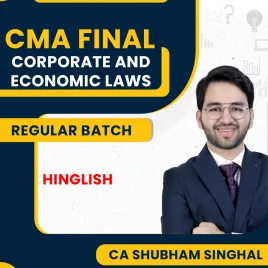 CA Shubham Singhal Corporate and Economic Laws Regular Online Classes For CMA FINAL