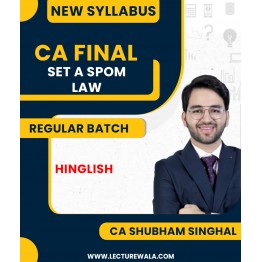 CA Shubham Singhal CA FINAL 