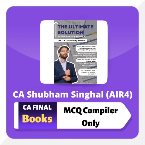 CA Final Corporate & Economic Laws MCQ Book  By CA Shubham Singhal  : Online Books
