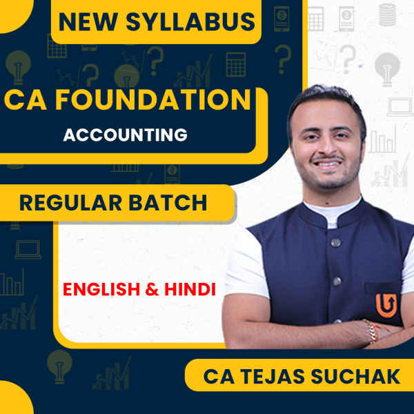 CA Tejas Suchak Accounting Regular Online Classes For CA Foundation: Google Drive Classes