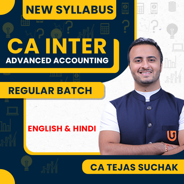 CA Tejas Suchak Advanced Accounting Regular Classes For CA Inter: Google Drive Classes