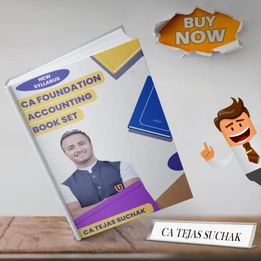 CA Tejas Suchak Accounting Book Set For CA Foundation: Study Material