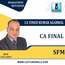 CA Final SFM Marathon Revision Lectures (English) version 1.0 Latest by CA Vinod Kumar Agarwal : Pen drive / Online classes.