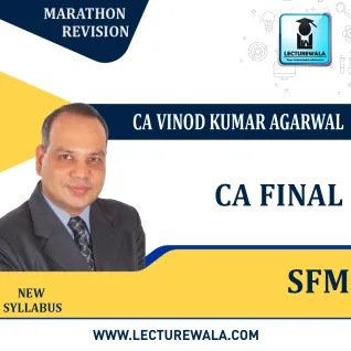 CA Final SFM Marathon Revision Lectures (English) version 1.0 Latest by CA Vinod Kumar Agarwal : Pen drive / Online classes. CA Final SFM Marathon Revision Lectures (English) version 1.0 Latest by CA Vinod Kumar Agarwal : Pen drive / Online classes.