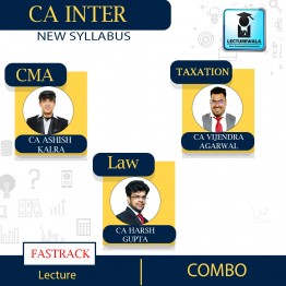 CA Inter  Cma Taxation + Law Combo  Crash Course : Video Lecture + Study Material by Ca Ashish Kalra CA Vijender Aggarwal & CA Harsh Gupta (For Nov 2022 )