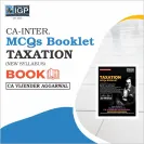 CA Inter Taxation MCQ's Book (HARD BOOK): Study Material By CA Vijender Aggarwal (For Nov. 2022)