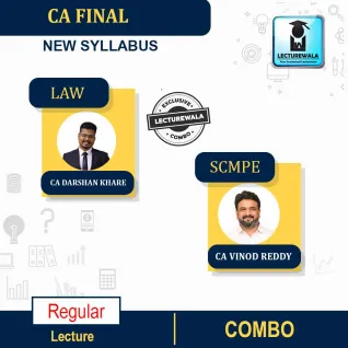 CA Final Law & SCMPE Regular Course New Recording Regular Course : Video Lecture + Study Material By CA Darshan Khare CA Vinod Reddy (For Nov 2022 ) CA Final Law & SCMPE Regular Course New Recording Regular Course : Video Lecture + Study Material By CA Darshan Khare CA Vinod Reddy (For Nov 2022 )