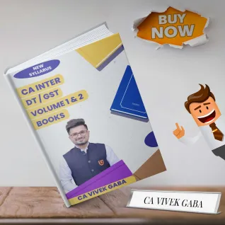 CA INTER NEW SYLLABUS DIRECT TAX & GST BOOKS By CA Vivek Gaba
