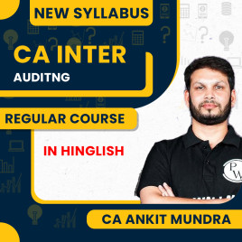 CA Inter Udesh Regular Sep 2026 Auditing &amp; Ethics (Group 2) by Pw : Online Classes 