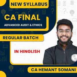 CA Final Audit And Ethics Vishesh Regular Batch For Jan / May 2026 by CA Hemant Somani : Online Classes CA Final Audit And Ethics Vishesh Regular Batch For Jan / May 2026 by CA Hemant Somani : Online Classes