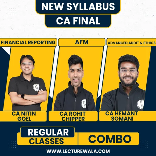 CA Final Group 1 Combo Vishesh Regular Batch For Jan / May 2026 By CA Wallah 
