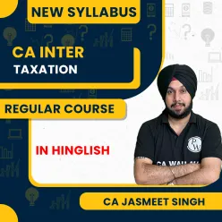 CA Inter Udesh Regular May 2027 - Taxation (GST) by Jasmeet Singh Sir : Online Classes