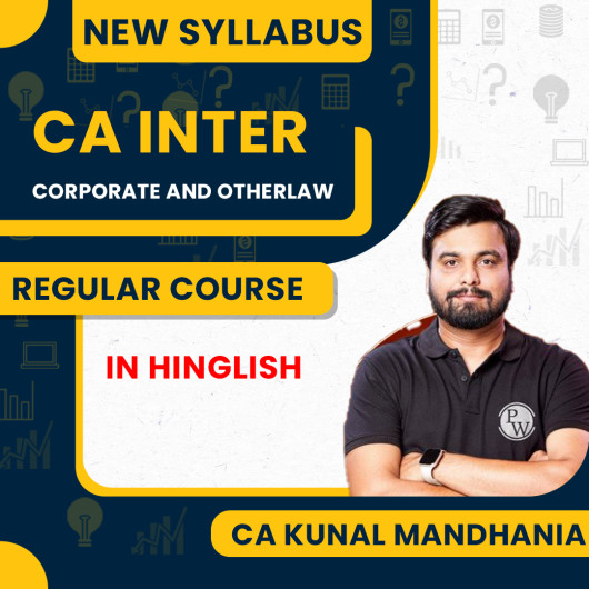 CA Inter Udesh Regular Jan 2026 Corporate & Other Laws (Group 1)by Pw : Online Classes CA Inter Udesh Regular Jan 2026 Corporate & Other Laws (Group 1)by Pw : Online Classes