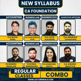 CA Foundation Sampurna Pro (All Subject Combo) For May / Sep. 2026 By CA Amit Mahajan &amp; CA Nitin Goel &amp; CA Chaitanya Jain &amp; CA Kunal Mandhania 