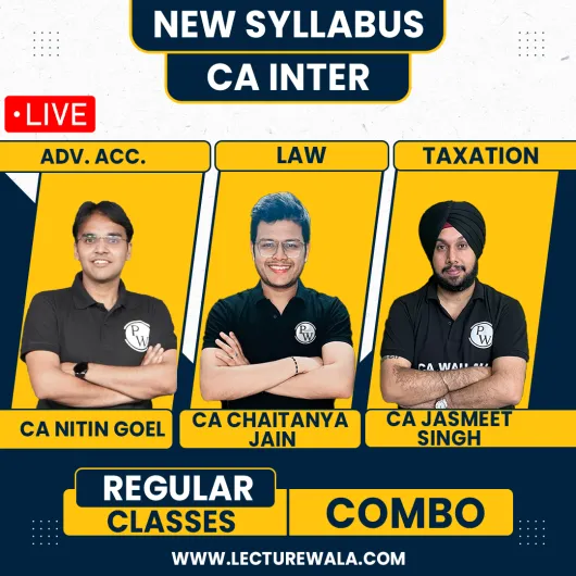 CA Inter Pro Udesh Regular May 2026 Group 1 Combo by Pw : Online Classes CA Inter Pro Udesh Regular May 2026 Group 1 Combo by Pw : Online Classes