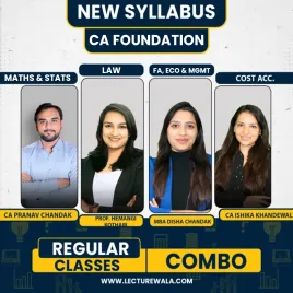 Pranav Chandak Academy All Subjects Combo Regular Online Classes For CMA Foundation: Online Classes Pranav Chandak Academy All Subjects Combo Regular Online Classes For CMA Foundation: Online Classes